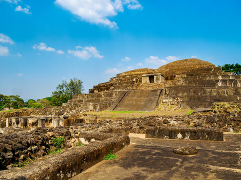 Tazumal pre-Columbian archeological site, Chalchuapa, Santa Ana Department, El Salvador