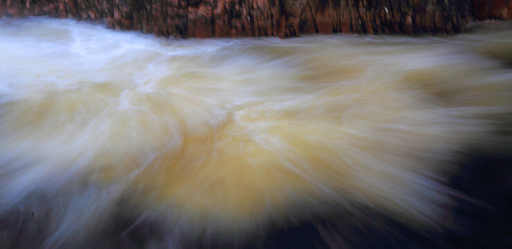 Triple Falls, Glen Etive, near Glencoe, Highlands, Scotland, United Kingdom