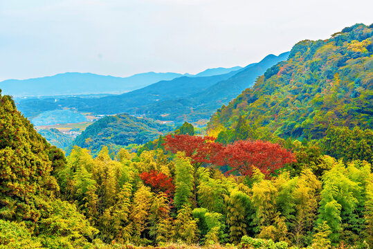 Autumn view of Itoshima, Fukuoka, Kyushu, Japan