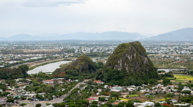 Kim Sơn and Hỏa Sơn in the Marble Mountains, Da Nang, Vietnam