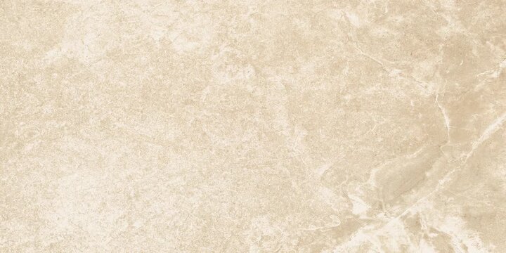 Warm Beige Natural Stone Texture Background. Elegant Cream Marble Look Porcelain Tile Surface
