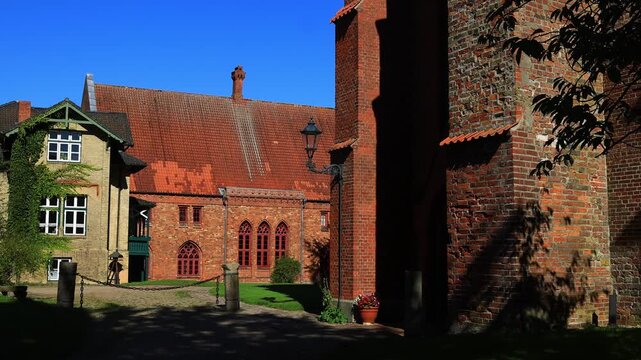 the monastry of preetz germany 4k video