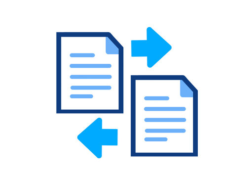 Document Transfer and Exchange Icon