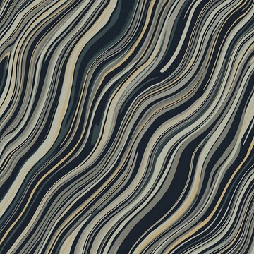 Smooth, flowing, wavy lines in muted earth tones create an organic, abstract texture.