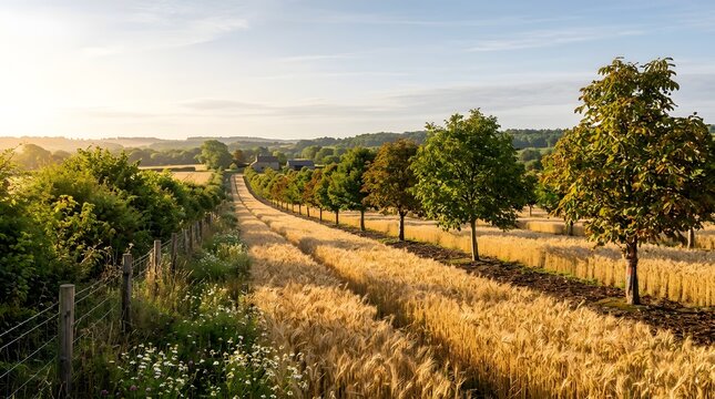 Keyline Contour Swales and Cover Crops on Regenerative Farm