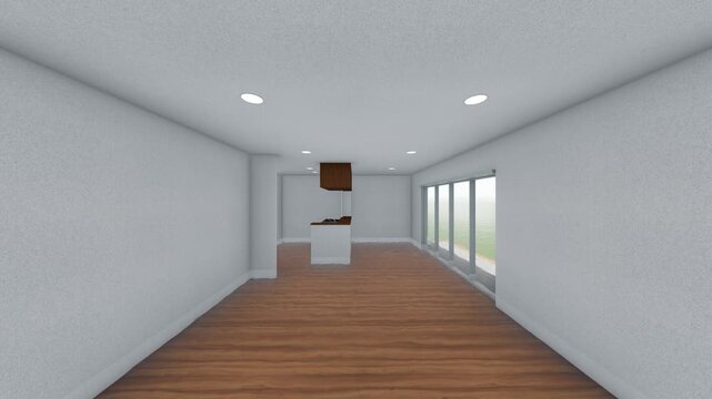 津波や洪水で浸水した住宅の室内｜水害を表現した3DCGアニメーション