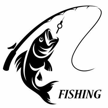 Fishing Rod with Fish