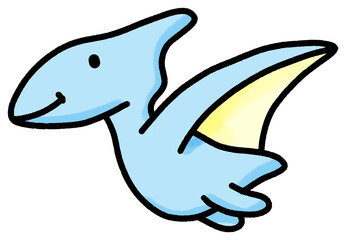 pteranodon doodle illustration © sans