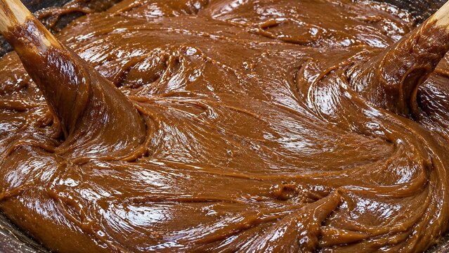 Dodol Background. Malaysian Dessert.