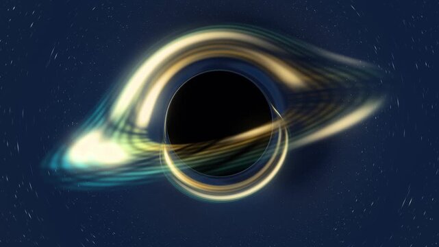 Cosmic black hole accretion disk swirling with intense gravitational