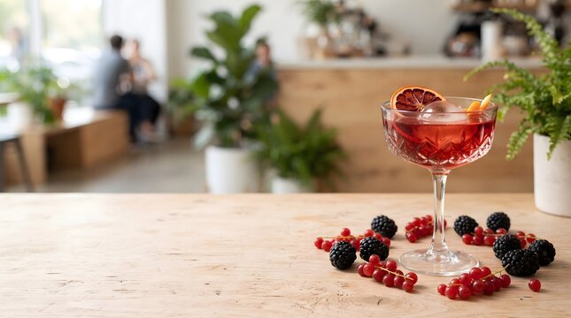 A classic Italian Negroni cocktail featuring bittersweet ruby liqueur over a crystal clear ice cube with an orange twist, setting an iconic aperitivo mood.
