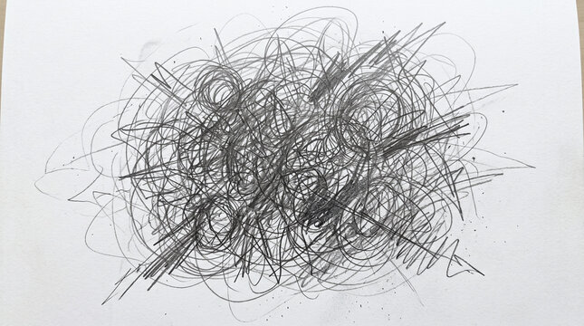 Abstract conceptual drawing representing the Higgs boson particle passing through quantum fluctuations in a cosmic void