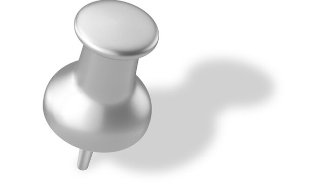 pushpin, thumbtack png on transparent cutout,