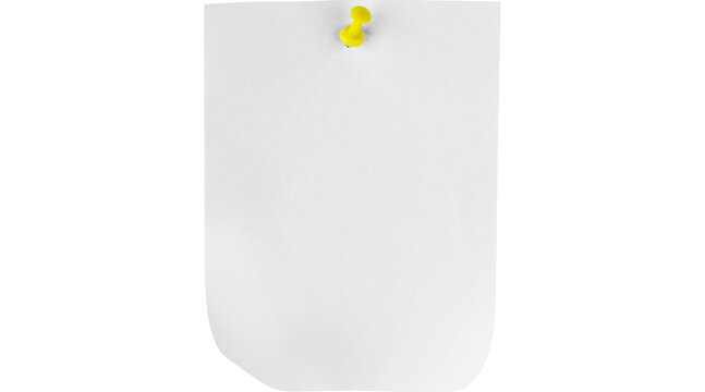 PNG, sticky, note, paper, pin, reminder, message, blank sticky note png on transparent cutout,