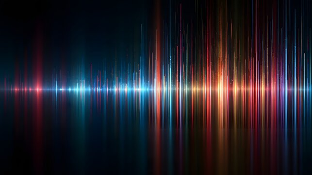 Abstract sound wave equalizer