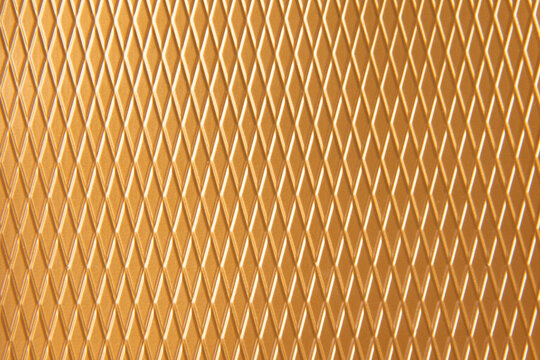 Metallic Gold Diamond Mesh Texture Background