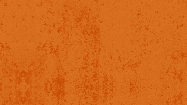 Abstract orange cracked texture animation featuring a weathered and worn surface with patterned detail
