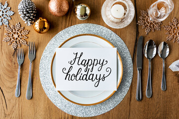 Happy holidays cheerful greeting word © Rawpixel.com