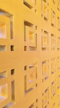 Yellow brick wall background materials suitable for site visits presentations and advertisements.
