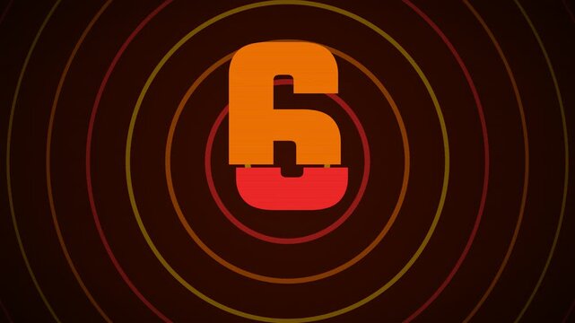 Countdown timer graphic with numbers 10, 5, and 0 displayed on concentric circles background