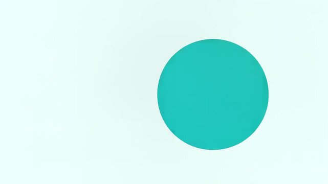 Animated Pie Chart Showing Business Growth and Financial Statistics Flat Graphic