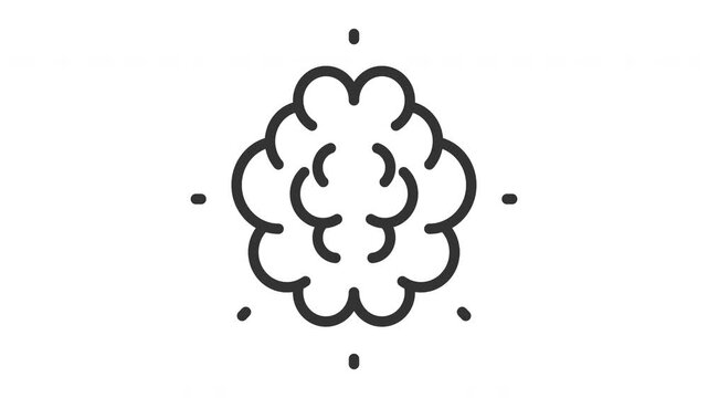 Animated brainstorming icon