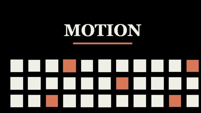 motion rectangle group animation HD 4K