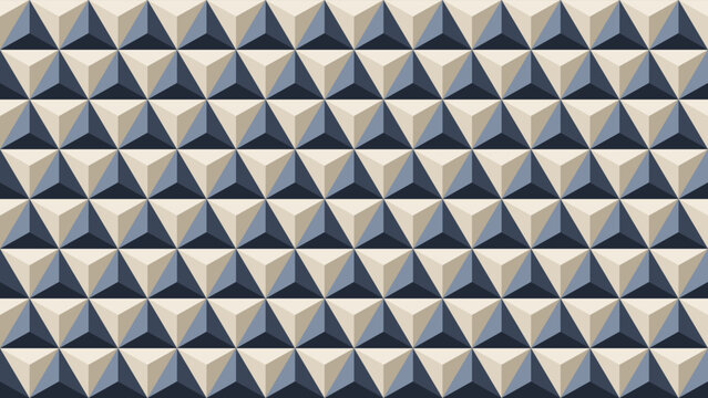 Japanese Uroko triangle scale seamless pattern, slate gray traditional faceted triangle scales background for textile, kimono print, wallpaper and packaging