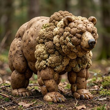 Bear Made With Mix Vegetable 