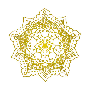 mandala round ornament