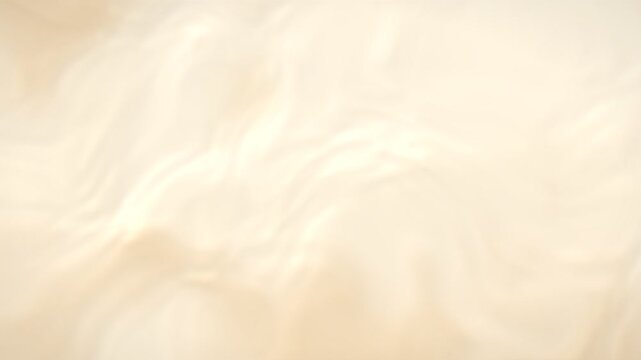 Soft flowing abstract light patterns in cream and beige, representing gentle movement and serene ambiance