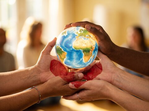 Hands United Around the Globe for World Kindness Day