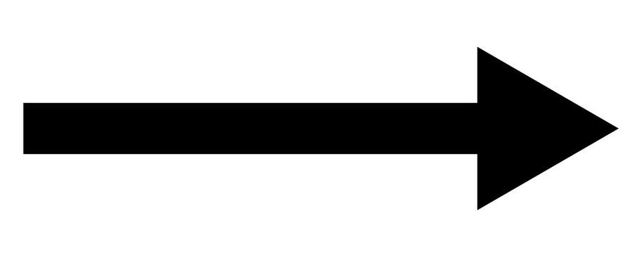 Simple black arrow pointing to the right