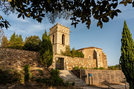 Sanctuary of the Mare de D&eacute;u del Corredor (Santuari del Corredor), Montnegre i el Corredor Park, Maresme region, Barcelona, ​​Spain