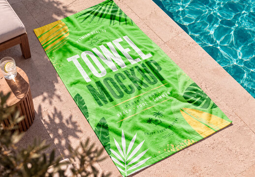 Pool Towel Mockup