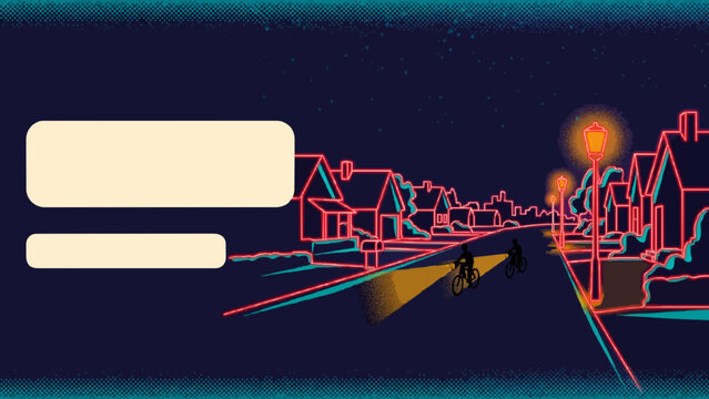 Neon Dusk Hub Key Art Banner