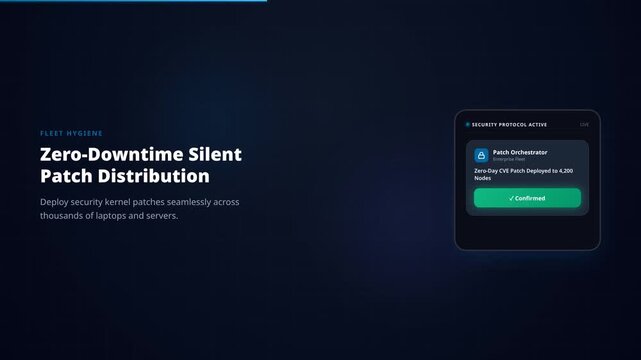 Critical Vulnerability Patch Management Device Health Check Animation