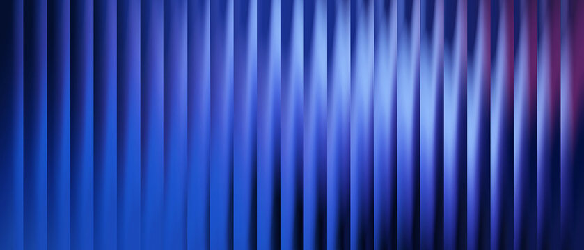 Abstract background, with vertical blue, stripes and soft, gradient light transitions