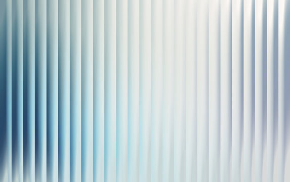 Vertical parallel stripes with soft gradient light, blue and white abstract background texture