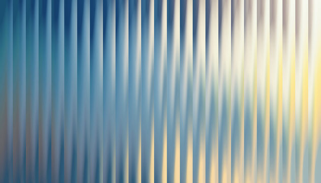 Vertical gradient stripes in shades of blue, white, and soft yellow, abstract background pattern