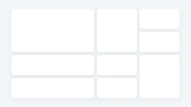 Loading Skeleton Animation for Web UI UX Design Website Mockup Interface
