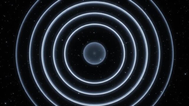 Luminous Gravitational Wave Ripples Expanding Through Space