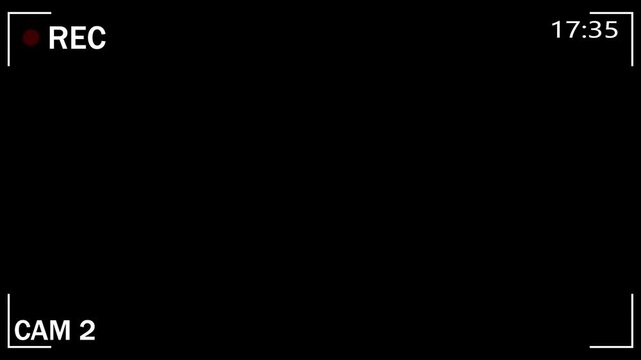 Video camera recorder screen overlay,Camera view finder digital overlay
