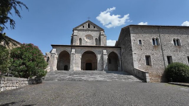 The marvelous Casamari Abbey near the city of Veroli, in the province of Frosinone, Lazio, italy. May-23-2026