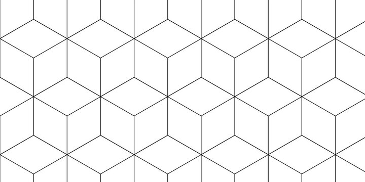 Abstract white cube grid polygon decoration block hexagon geometric texture background. block construction surface cubic wall square creative business texture background.