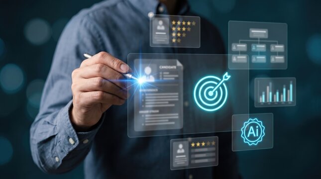 Next-Generation Human Resources Intelligence: Precision AI-Driven Talent Acquisition, Candidate Evaluation, and Predictive Organizational Analytics Holographic Interface