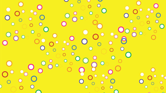 water drops on yellow background