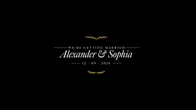 Wedding Title 1