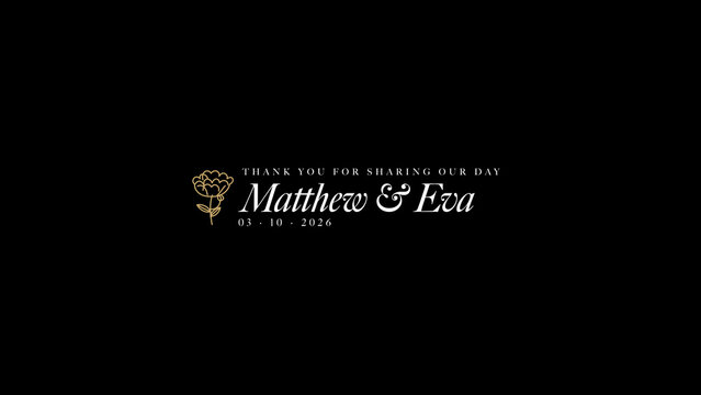 Wedding Title 8