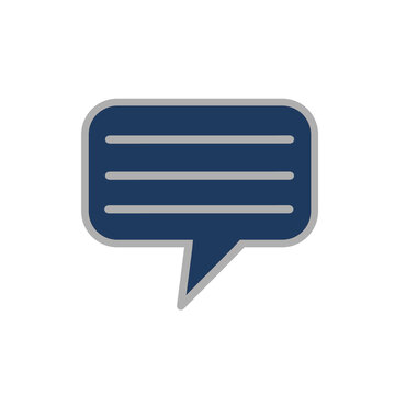 Chat bubble speech communication icon